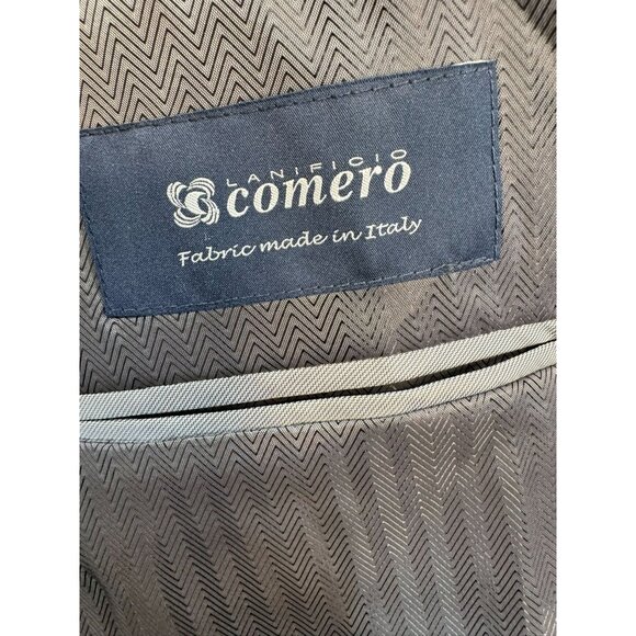 Joseph Abboud Heritage Wool & Cotton Slim Fit Blazer Size 42 Regular Gray - Picture 3 of 15